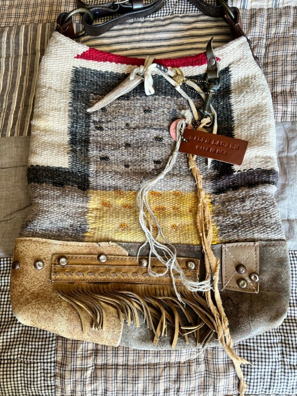 Ralph Lauren Collection Vintage Navajo Hobo Bag - Picture 3 of 17